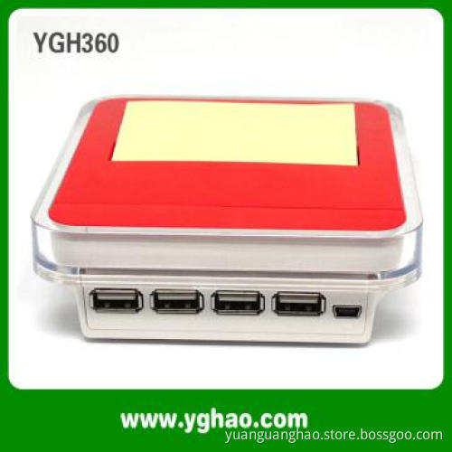 YGH360A USB memo pad box ,with note papaer